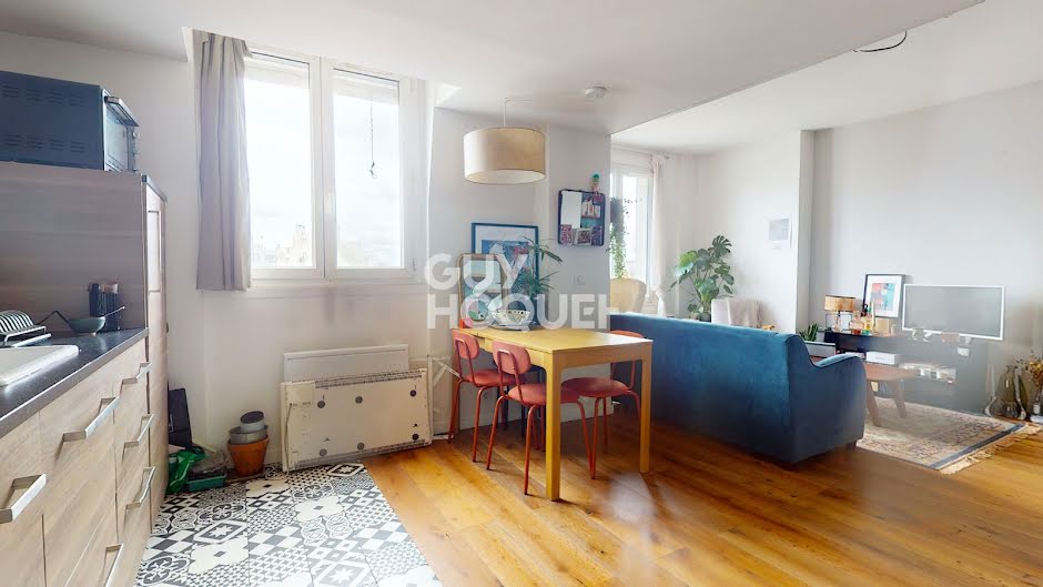 Vente appartement 2 pièces 39 m² à Paris 20ème (75020), 350 000 €