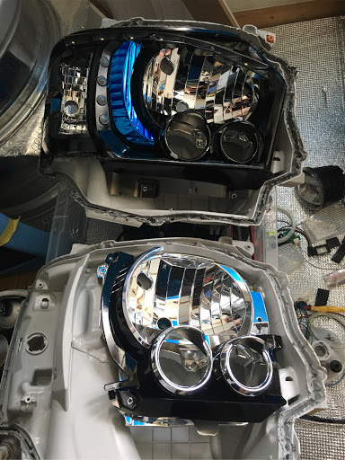 ハイエース のdiy ヘッドライト加工 ヘッドライト殻割りに関するカスタム メンテナンスの投稿画像 車のカスタム情報はcartune