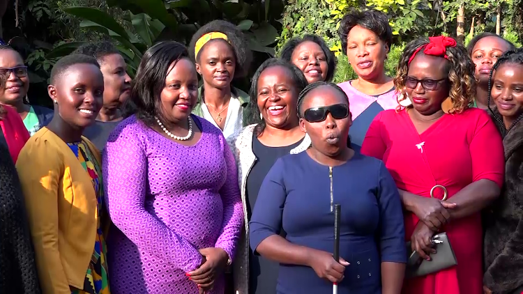 Some of the women leaders who lost in the just concluded elections during a meeting in Murang'a town on August 23, 2022.