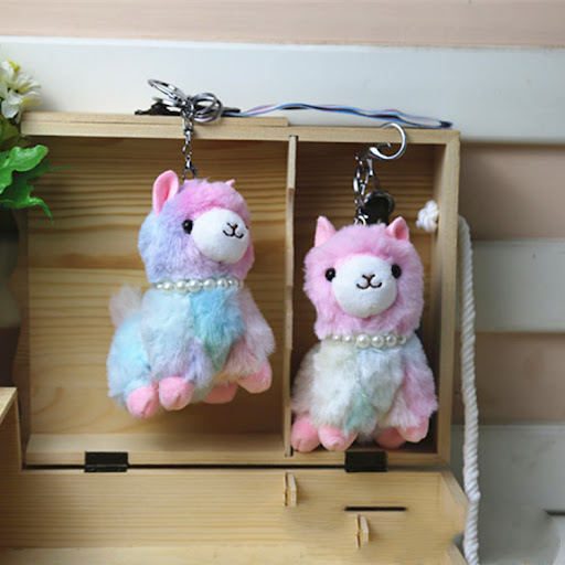 Title 1, Cute Alpaca Pendant Doll with Bamboo Charcoal, ...