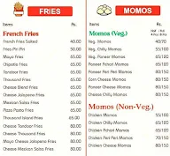 The Fryers Club menu 1