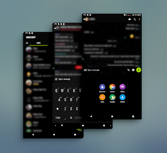   PitchBlack│Nougat/Oreo/Oxygen 8.0 Substratum Theme- screenshot thumbnail   