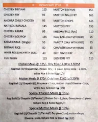 Dakshin menu 2