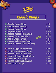 Faasos Signature Wraps & Rolls menu 2