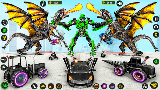 Screenshot Multi Robot Car Transform Game