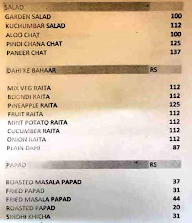 Nh14 Dhaba menu 3