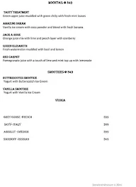 Sherlock's - Lounge & Kitchen Hyderabad menu 2