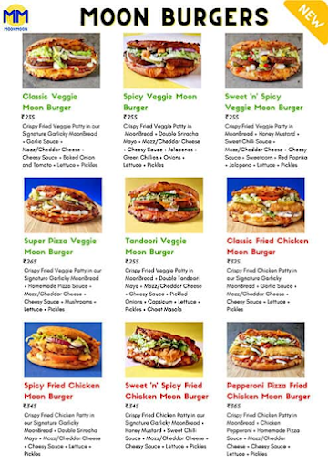 Moonmoon - Juicy Crustwiches menu 