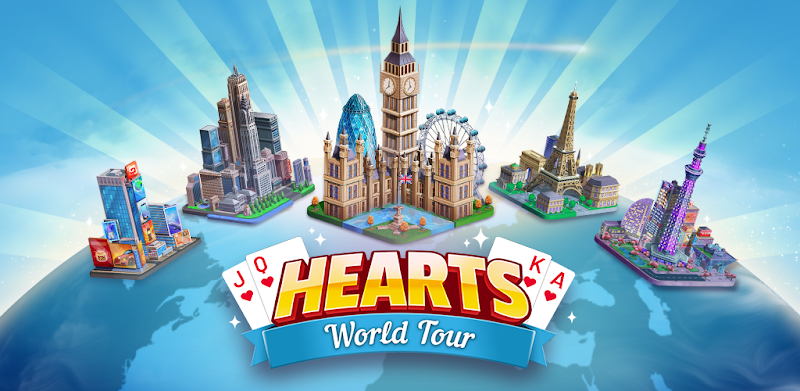 Hearts World Tour: Classic Card Plus Board Game