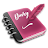 Diary, Journal app with lock icon