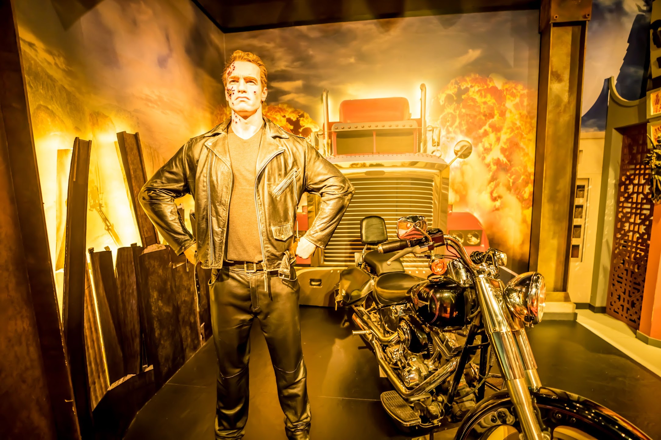 Singapore Sentosa Island Madame Tussauds Singapore Arnold Schwarzenegger