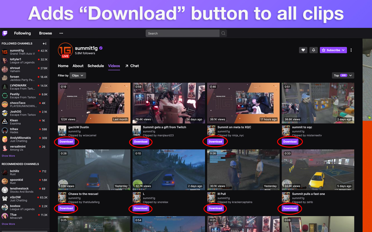 Twitch Clip Downloader 2023 Preview image 3