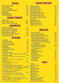 Krazy Kitchen menu 2