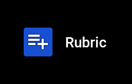 Rubric small promo image