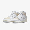 air jordan 1 mid se craft white/tech grey/sail/light all wood brown