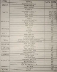 Delhi Fresh Bakery menu 1