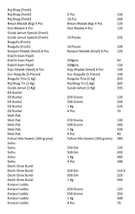 Bhikharam Chandmal menu 3