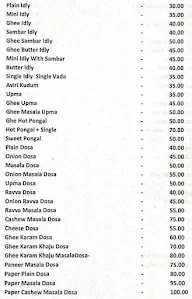 Venna Mudha Parlour & Milk Products menu 1