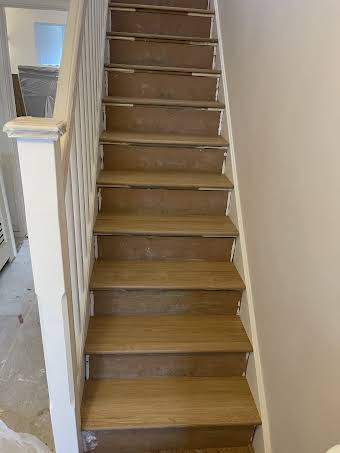 Fitting flooring and wooden stairs  album cover