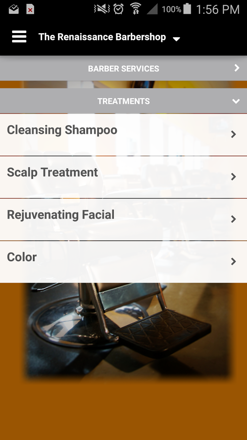 The Renaissance Barbershop Screen 3