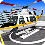 Cover Image of Unduh City Helicopter Fly Simulation 1.1.1 APK