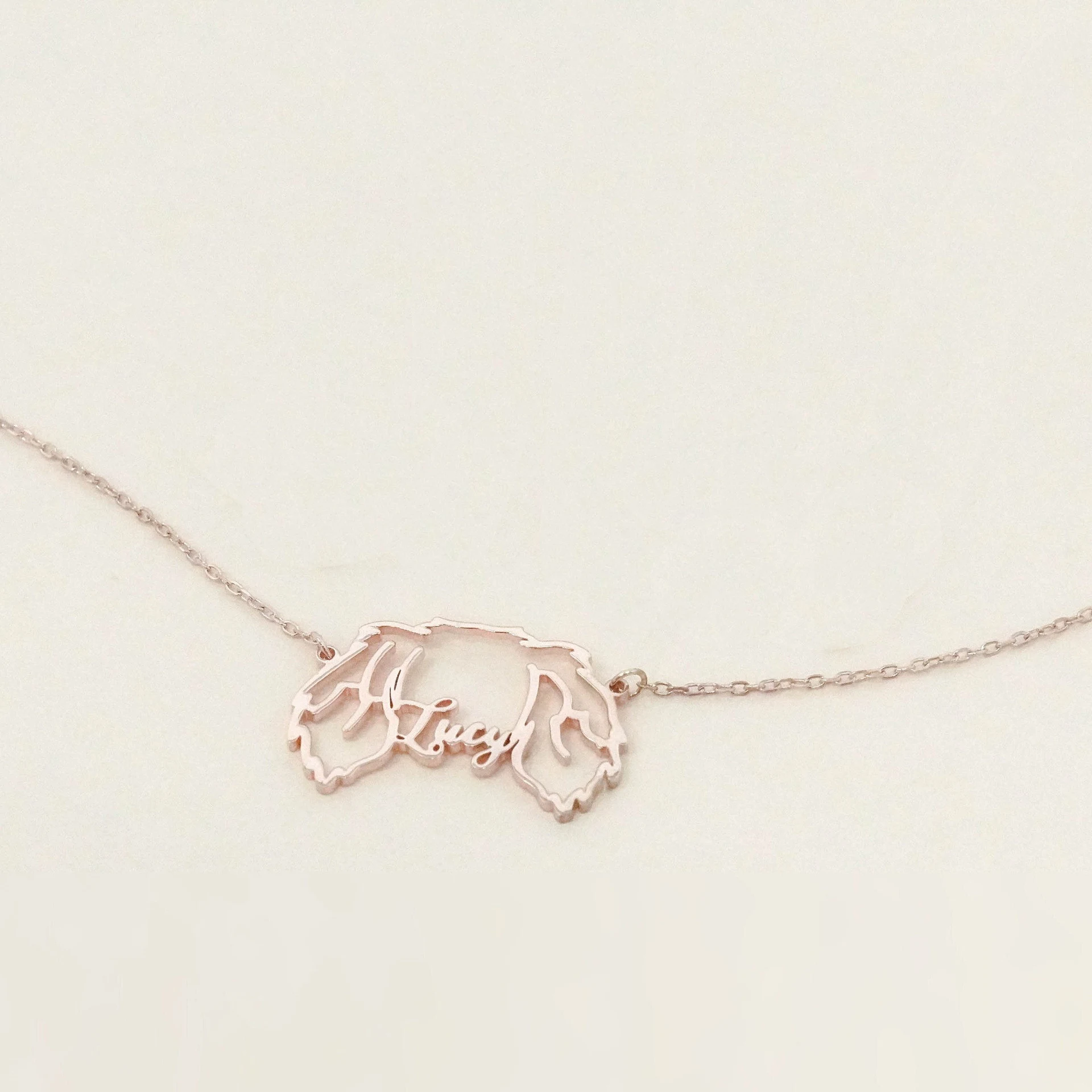 Title 3, Collier lettre en acier inoxydable, tendance et...