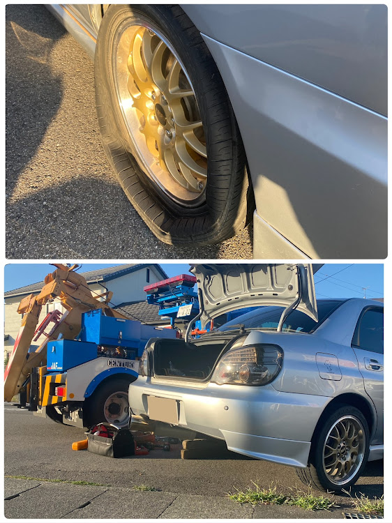インプレッサ WRXのお盆休み・夏満喫・トラブル発生に関するカスタム事例の投稿画像2枚目