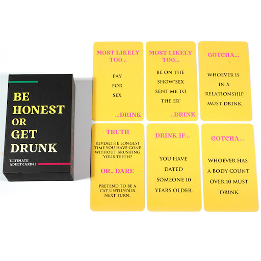 Title 4, English Version BE HONEST OR GET DRINK Party Ga...
