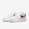 air force 1 '07 lv8 white/stadium green/pale ivory/university red