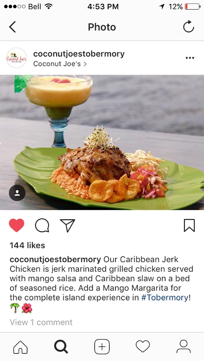 Gluten-Free at Coconut Joe's Harbour Bar and Grill