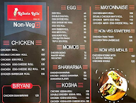 Kolkata Rolls menu 2