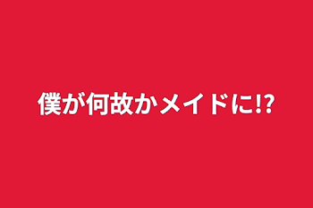 僕が何故かメイドに!?