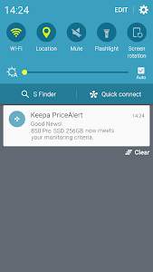 Keepa.com Push Notifications screenshot 1