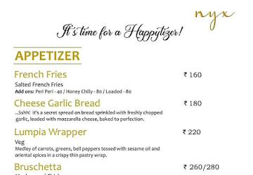 The Lounge - Mg Road menu 