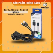 Cáp Sạc Cho Tay Cầm Ps5 Dualsense - Playstation 5, Dây Sạc Ps5 Type C