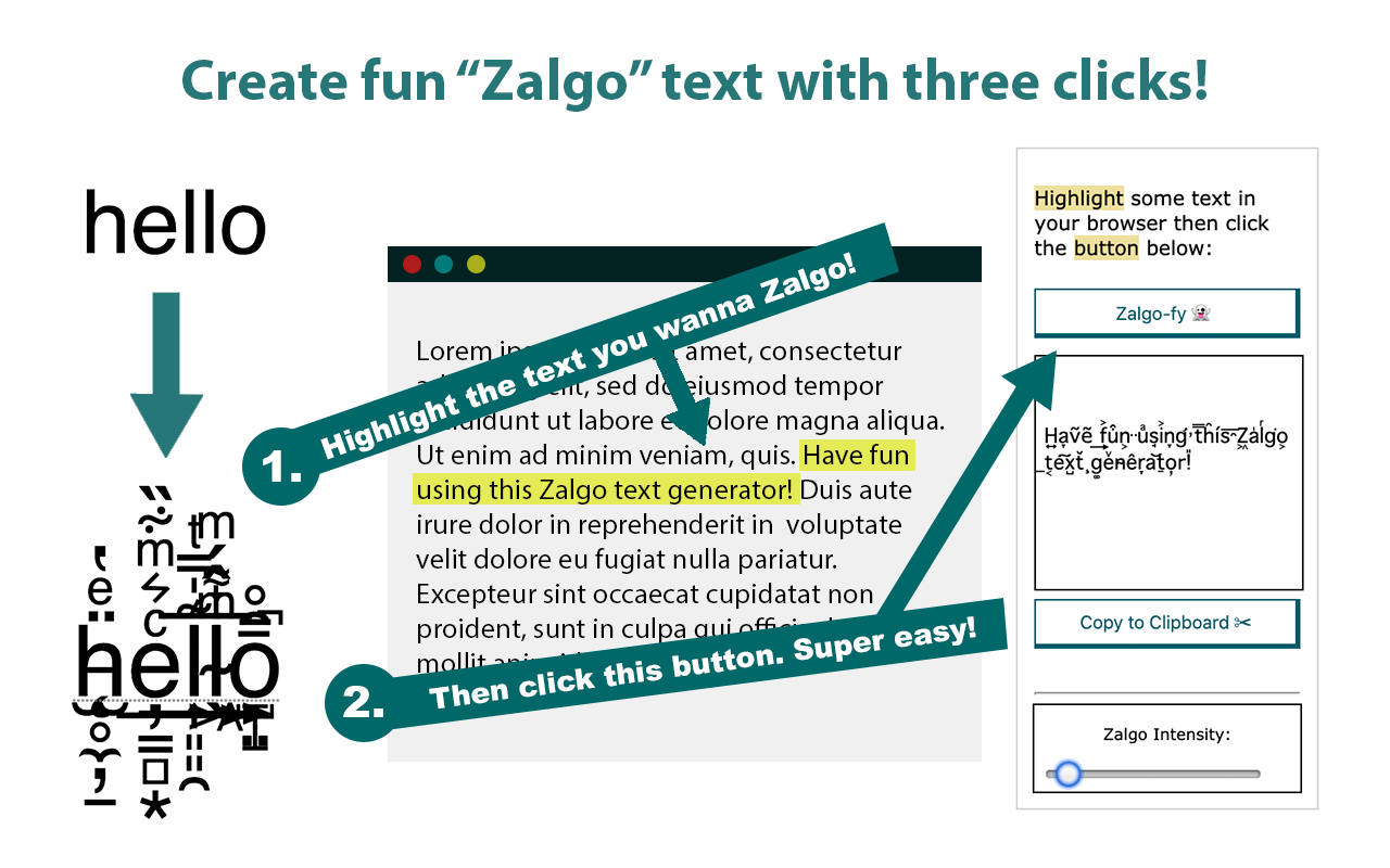 Zalgo Chrome Preview image 1