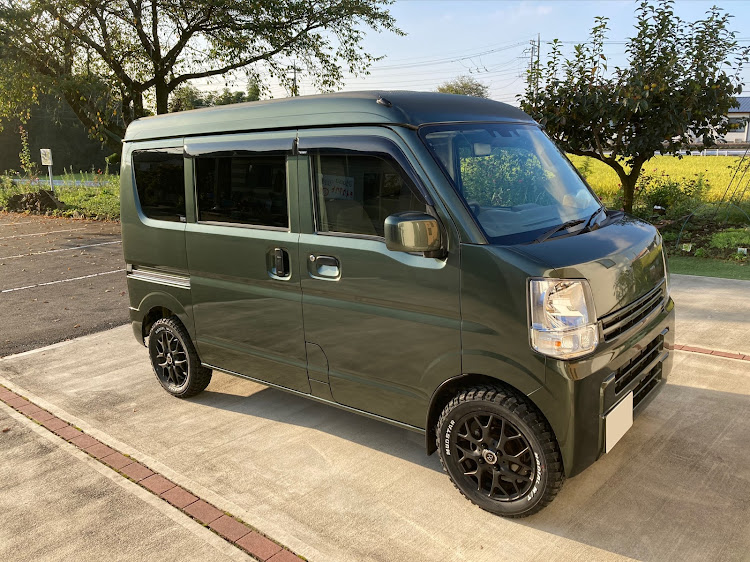 エブリイバンのエブリイ・DA17Ｖ・マッドスター M/T・165/65R14に関するカスタム事例の投稿画像1枚目