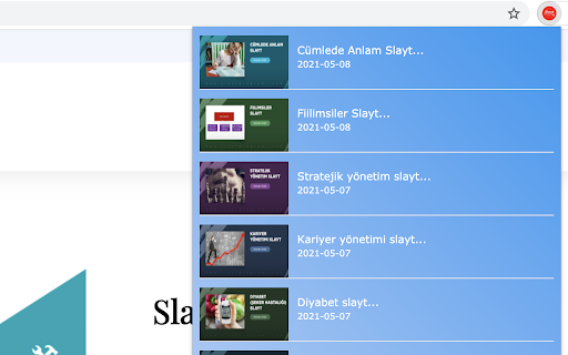 Slayt Programı