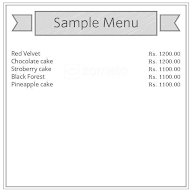 Ravisha's Bake Room menu 1
