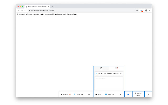 Lulububu time tracker for JIRA chrome extension