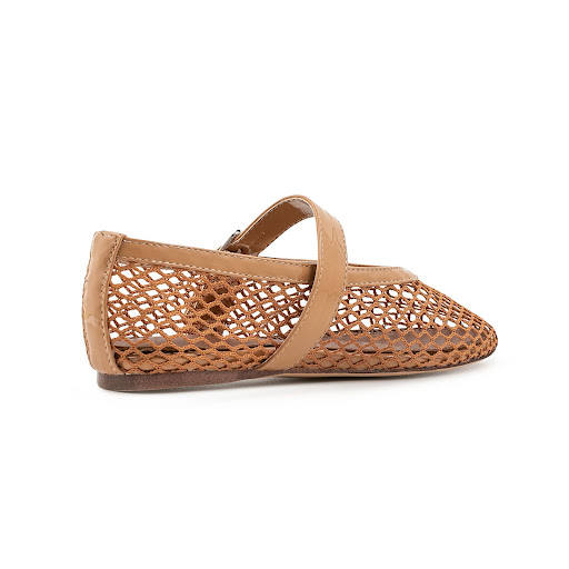 Title 23, Mary Jane Mesh Ankle Buckle Ballet Flat Sandals...