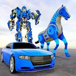 Cover Image of Download Police Horse Robot Transform Car Robot Games 1.0.1 APK