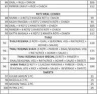 Chatore Banna menu 1