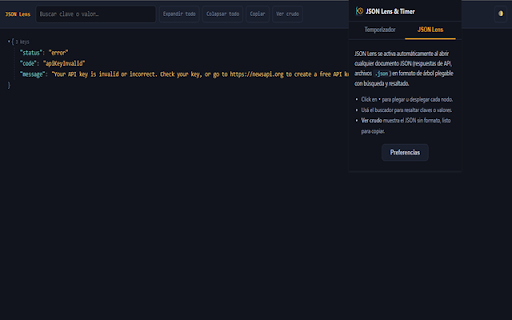 JSON Lens & Timer screenshot 3