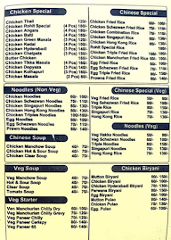 Rohit Chinese & Fast food menu 1