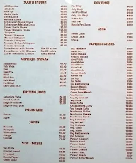 Kamath Hindu menu 3