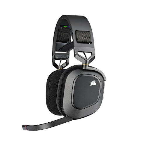 Tai nghe không dây Over-ear Corsair HS80 RGB Carbon (CA-9011235-AP)