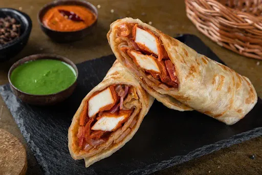 Malabar Parotta Paneer 65 Roll