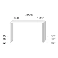 Stifter 560/18 K-2000stk/eske (Org.nr.151020)