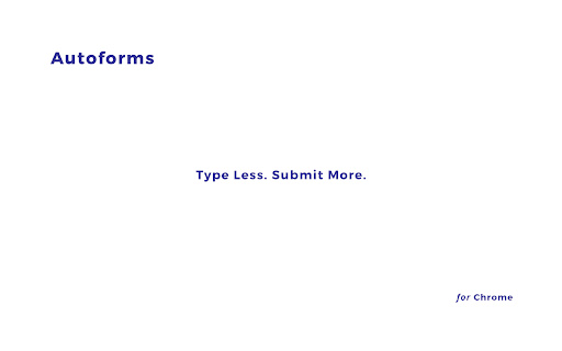 Autoforms